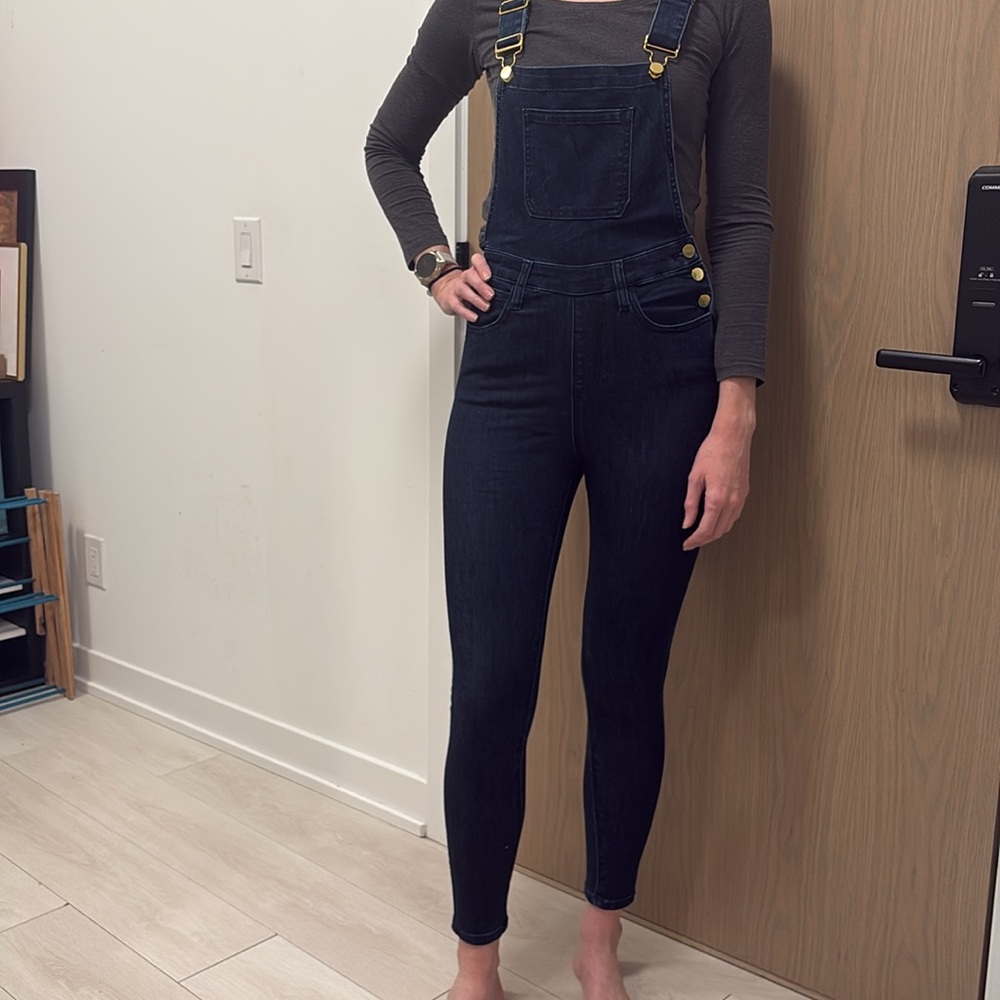 Denim overalls